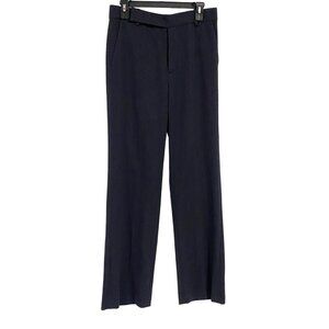 Vince H Coastal High Waist Wide Leg Wool Blend Trouser Size 8 Charcoal Gray